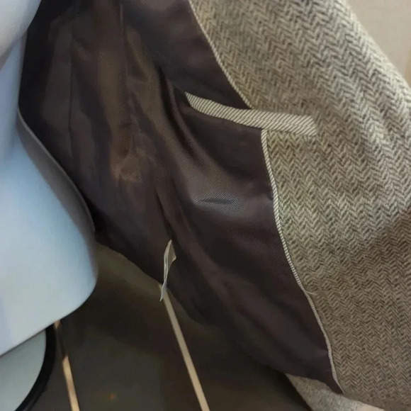 Gap Herringbone wool women's blazer jacket - Picture 5 of 7